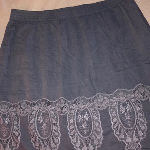 Talbots knee length skirt with pockets